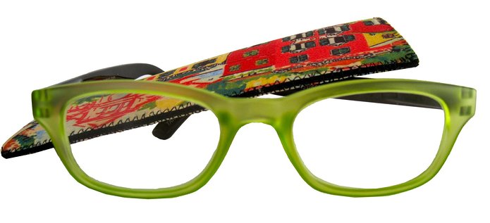ICU Translucent Oval Two Tone Reading Glasses