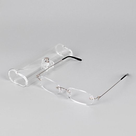 Ultra Light Fashion Frameless Clear Readers