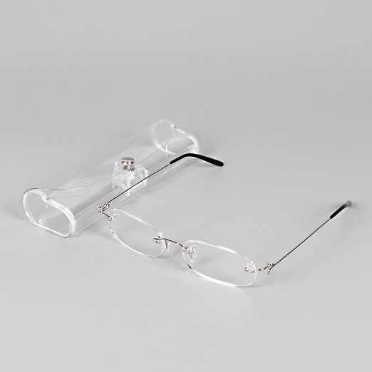 Ultra Light Fashion Frameless Clear Readers