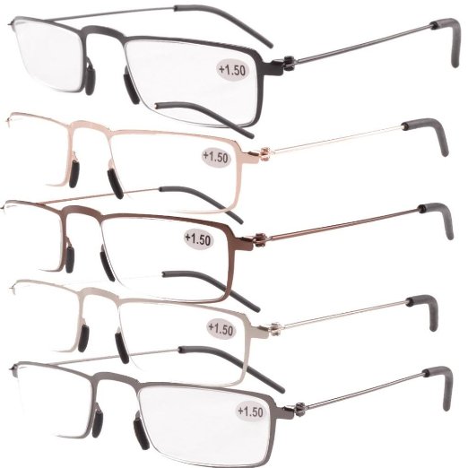Valupac Reading Glasses includes Brown, Gold, Black, Silver and Gunmetal