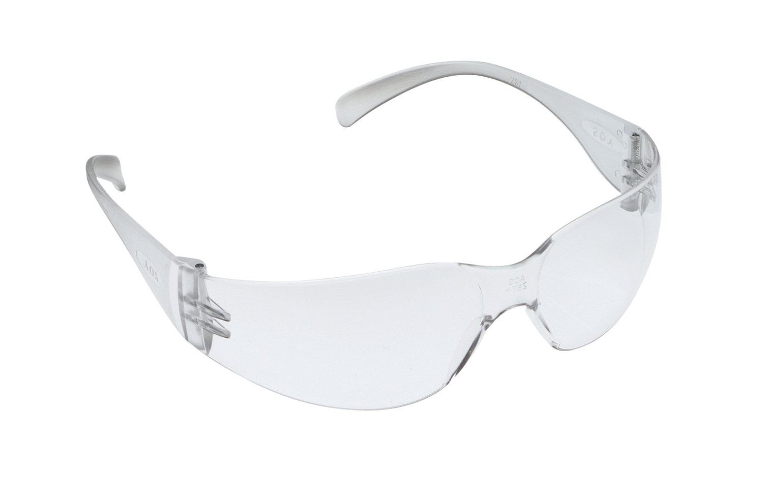 Virtua Anti-Fog Safety Glasses, Clear Frame, Clear Lens