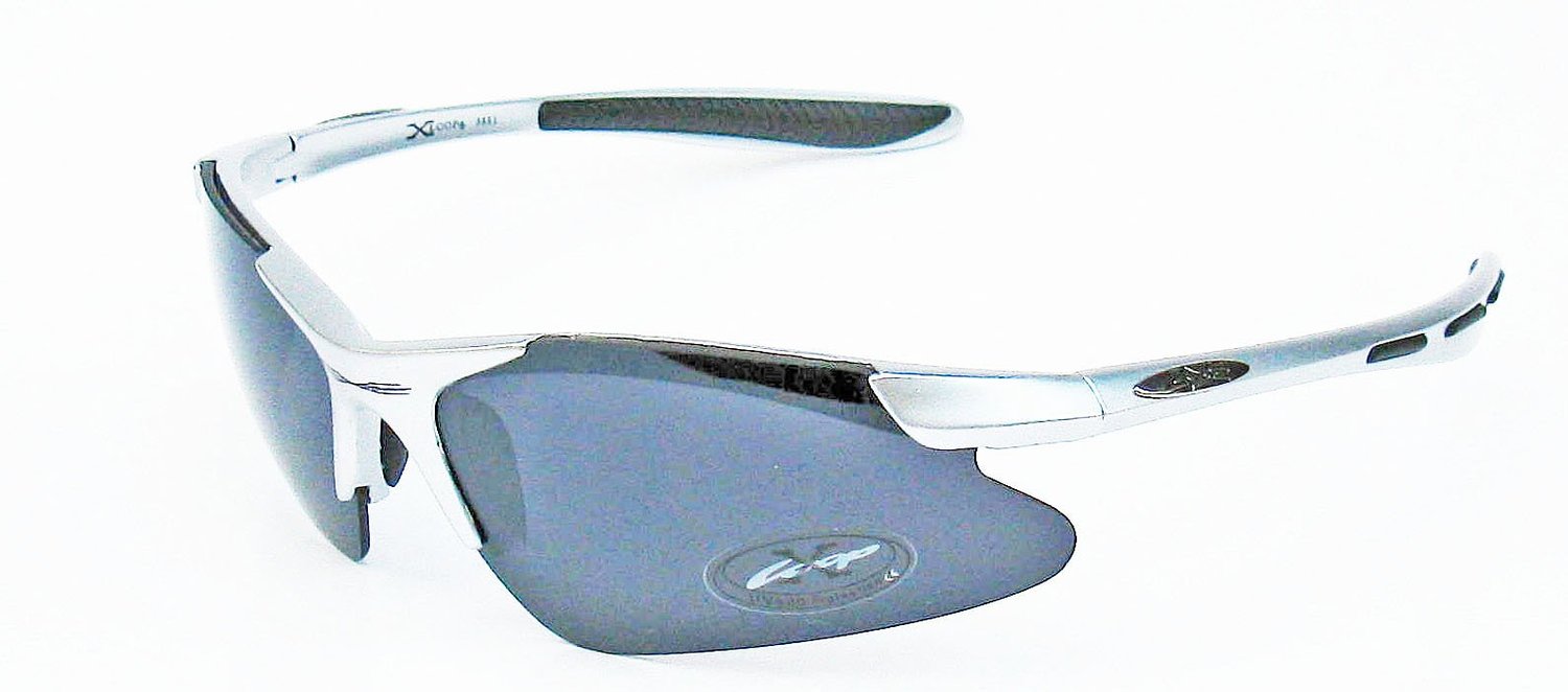 Triathlon and cycling Xloop silver sunglasses