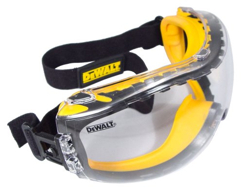 Dewalt Yellow Safety Goggles with Dual Mold Sealer