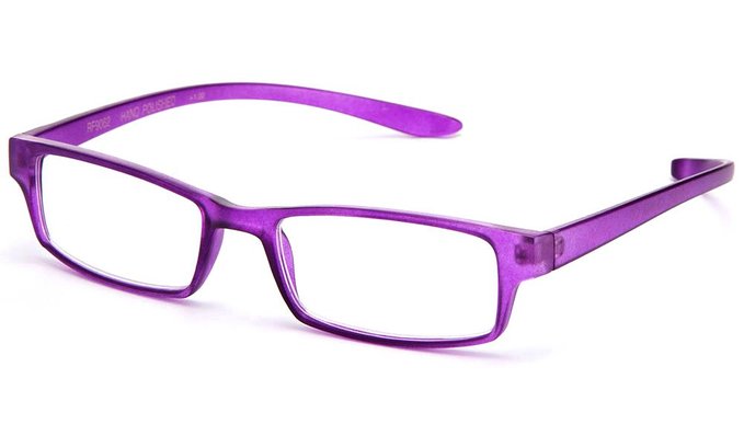 Glossy Translucent Zebra Colored Reading Glasses